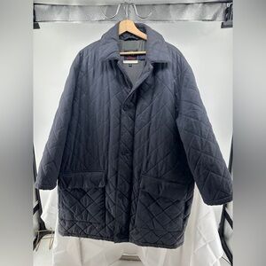 Paul & shark gray blue quilted jacket